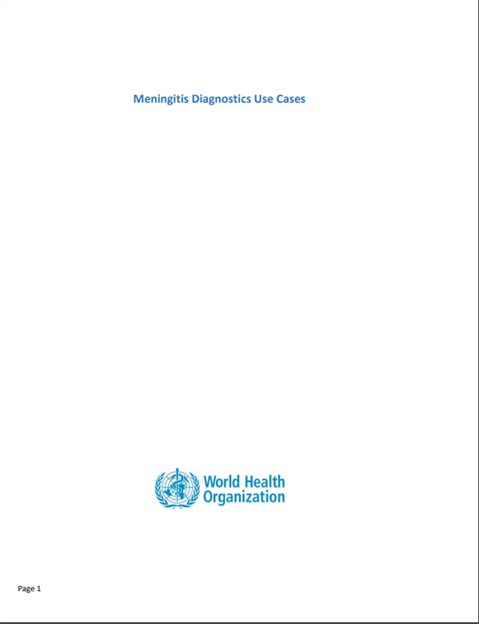 Meningitis diagnostics use case