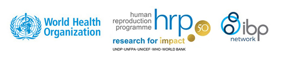 Image of WHO, HRP and IBP logos