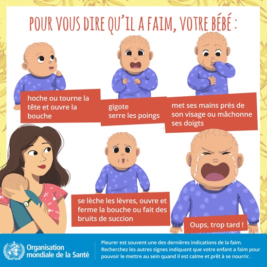 Campagne de l'OMS en faveur de l'allaitement maternel