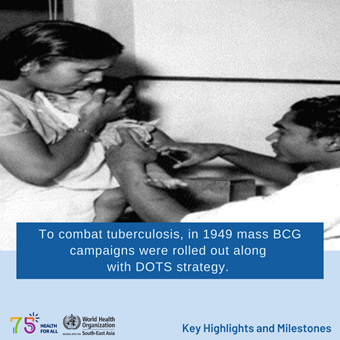 75 years of improving public health