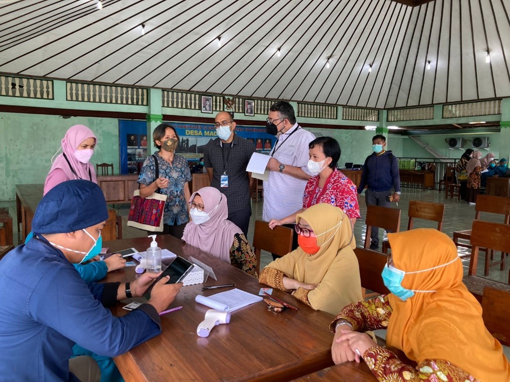 Reviewer team discussed on Active Case Finding implementation in Prambanan, Sleman District, SR Yogyakarta Province