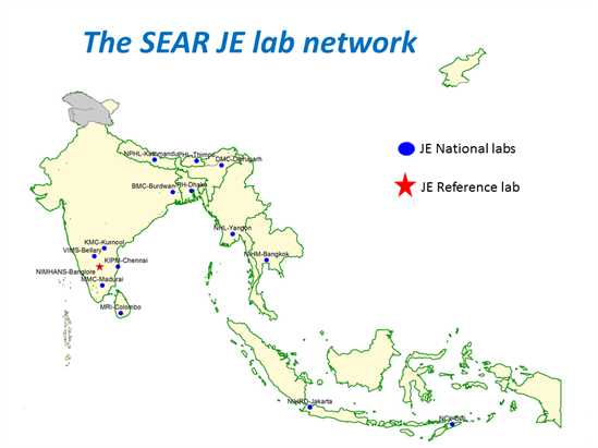 SEAR JE lab network map SEAR JE lab network map