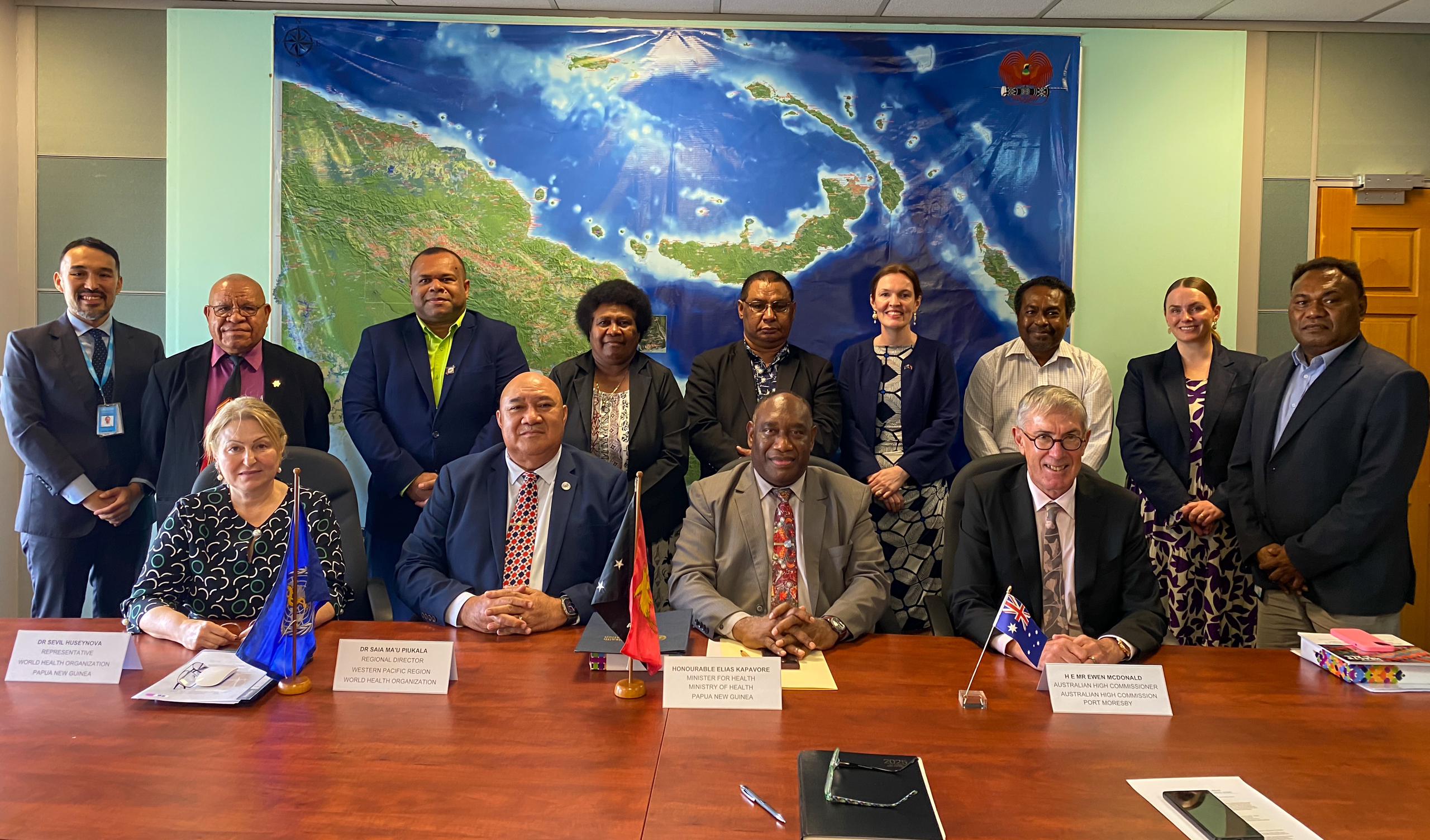 DFAT-WHO-NDoH partnership in Papua New Guinea.