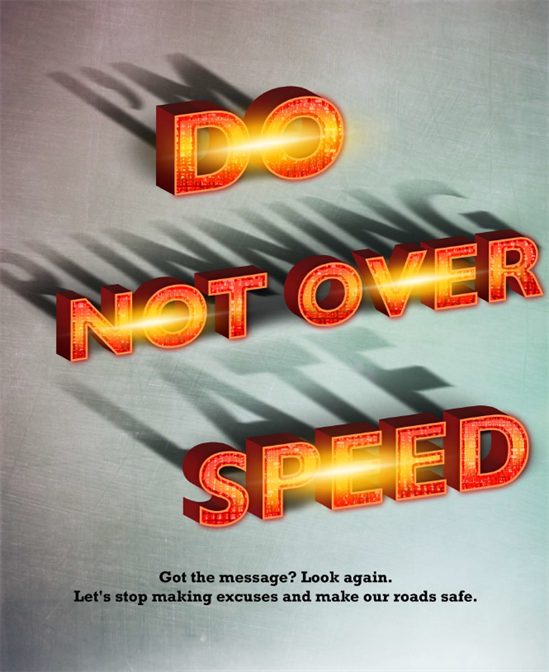 Do not over speed